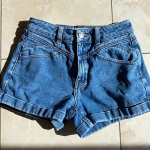 Denim shorts